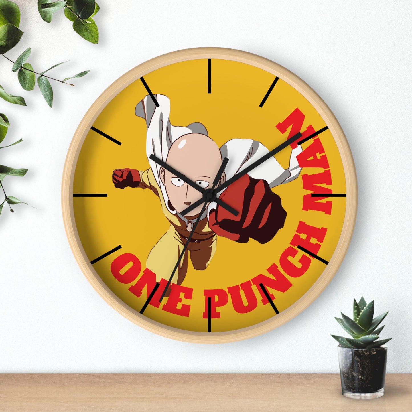 One Punch man Wall Clock