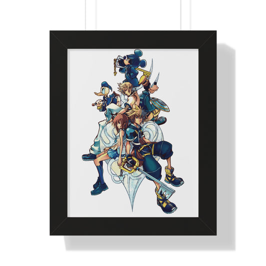 Framed Kingdom Hearts II Cover Portrait
